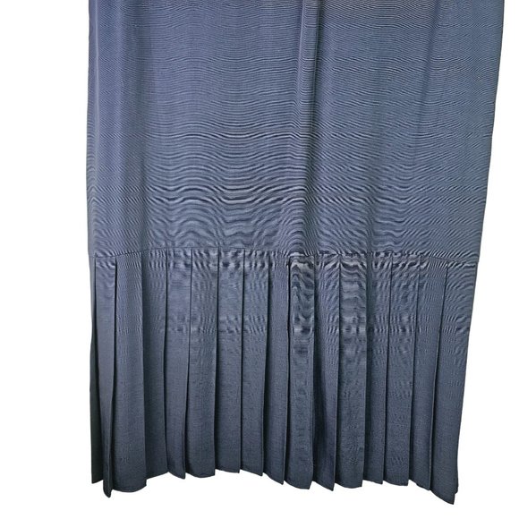 Vintage 90's S.L. Fashions Crested Pocket Button Pleated Drop Waist Dress, 18WP - Picture 3 of 10